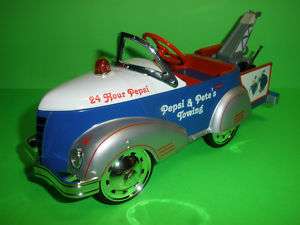 PEPSI COLA 1940 GENDRON PIONEER PEDAL CAR TOW TRUCK BANK #2 CROWN 