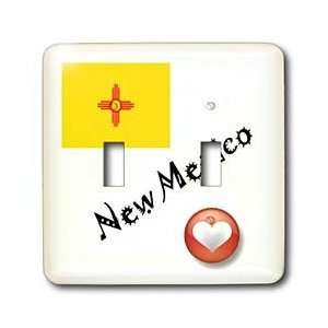 SmudgeArt State Flags for the USA   I Love New Mexico   Light Switch 