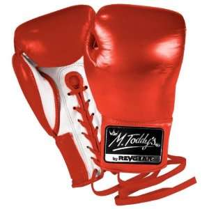   Triple Threat Mexican Style Lace Up Boxing Fight Gloves (Size10oz