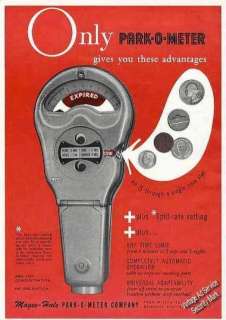 1957 Magee Hale Park O Meter Vintage Ad  
