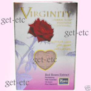 YOKO Virginity Soap, Roses Extract for 3 Box, Sweet Set  