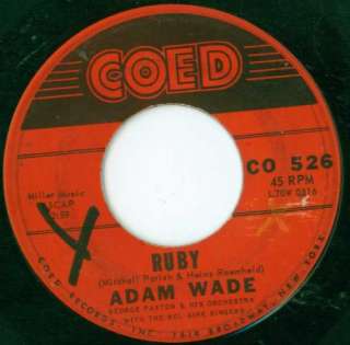 ADAM WADE   COED   RUBY  