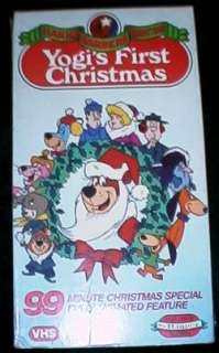 Hanna Barbera YOGIS FIRST CHRISTMAS Vhs Video Bear cX  