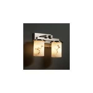  Justice Design Group FAL 8772 10 MBLK 2 Light LumenAria 