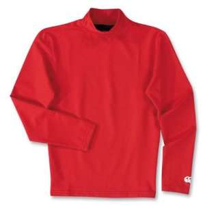 Canterbury IonX Tight Mock Long Sleeve Shirt RED Sports 