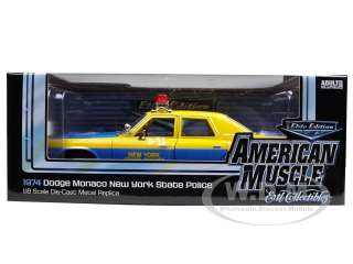   car of 1974 Dodge Monaco Newy York State Police die cast model car