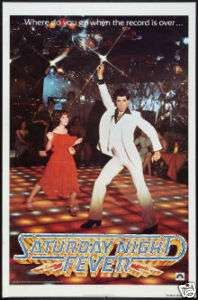 Saturday Night Fever (Paramount, 1977) Movie Poster  