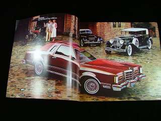 1979 Ford Thunderbird Heritage Luxury Car Brochure  