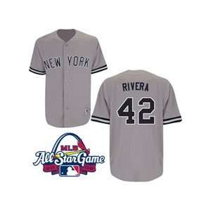  New York Yankees Replica Mariano Rivera Road Jersey w/2009 All 