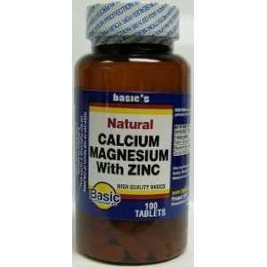  BASIC VITAMINS FREE USA SHIPPING CALCIUM/MAG/ZINC #100 