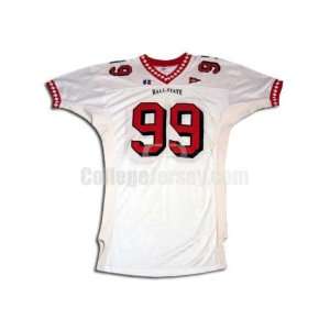   No. 99 Game Used Ball State Russell Football Jersey