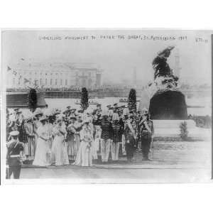  Unveiling monument to Peter the Great,St. Petersburg,Russia 