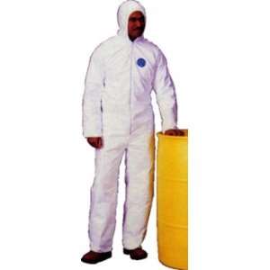   Coverall with Hood, Elastic Wrists and Ankles (25 per case) Size Large