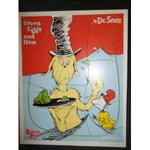  Dr. Seuss Green Eggs and Ham 9 piece Jigsaw Puzzle Toys & Games