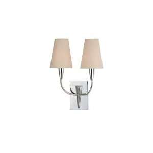 Hudson Valley 2412 PC Berkley 2 Light Wall Sconce in Polished Chrome