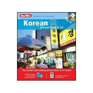  Berlitz 684790 Korean Phrase Book And CD Electronics