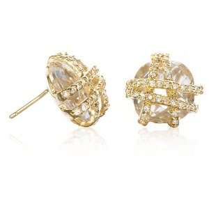  FANCY STUDDED WRAP UP EARRING CHELINE Jewelry