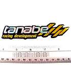 Tanabe Racing Reflective Car Sticker Decal 1x5 Yellow