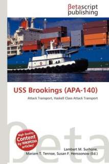   Uss Brookings (Apa 140) by Lambert M. Surhone 