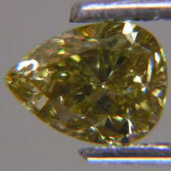 745ct UNTREATED NATURAL YELLOWISH GREEN DIAMOND PEAR  