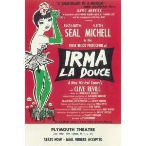  Irma La Douce (Broadway) PREMIUM GRADE Rolled CANVAS Art 