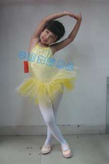 Yellow Girls Tutu Ballet Dance Leotard Dress SZ 5 6 NWT  