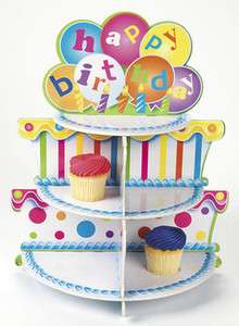 Birthday Cake Cupcake Holder (32282)  