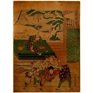  Japanese Print Gokugetsu. TITLE TRANSLATION The twelfth 
