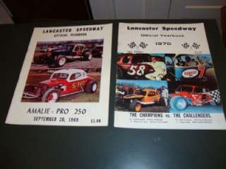 LANCASTER SPEEDWAY YEARBOOKS DATED 1969, 1970 AND 1971  