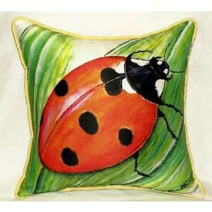  Ladybug Indoor Outdoor Pillow