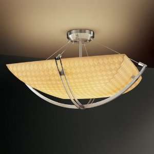  Justice Design Group PNA 9711 18 Semi Flush Bowl W 