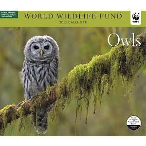  WORLD WILDLIFE FUND OWLS Deluxe Wall Calendar 2012 (Size 