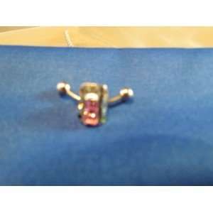  Pink Belly Cuff Belly Ring 