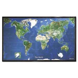  American Map® Michelin World Satellite Photo Wall Map MAP 