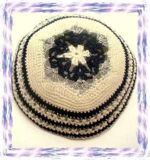 LOT MAGEN DAVID Knitted Yarmulke Yarmulka Kipa Kippa  