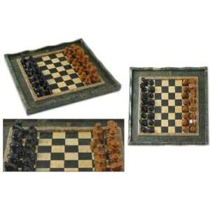  Soapstone chess set, Small Victories