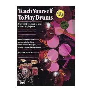  Teach Yourself To Play Drums   Book/CD Musical 
