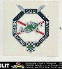 1950s Motor Racing Club of Ireland 500cc Formula 3 F3 Sticker Decal