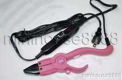 ADJUSTABLE PINK PRO HAIR EXTENSION FUSION IRON v201  