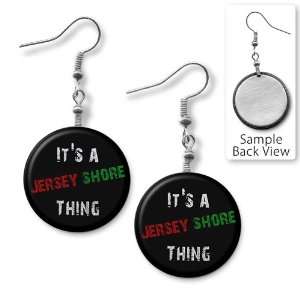  Its a Jersey Shore Thing 1 inch Dangle Earrings 