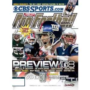    2008 CBSSports Pro Football Weekly Guide