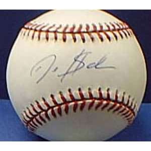  Deion Sanders Autographed Baseball