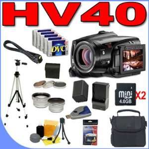  Canon VIXIA HV40 HD HDV Camcorder w/ 10x Optical Zoom 