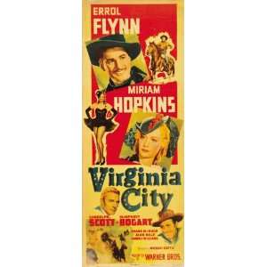 Virginia City   Movie Poster   27 x 40