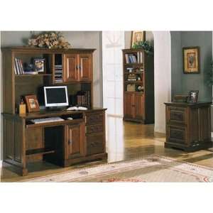 Pc New Mahogany Finish Wood Home Office Collection    Hutch, Computer 