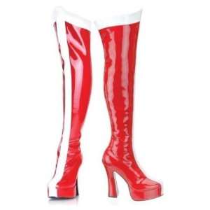  Wonder Woman Thigh Length Boots Fancy Dress Size US 7 