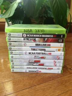 Xbox 360 Sports Fanatic Game Lot 11 Games  