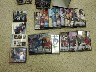 Gundam Seed and Seed Destiny DVD and CD Lot   Limited Edition Complete 