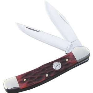  Boker Knife SC106 Magnum Bonsai Copperhead Red Bone Handle 