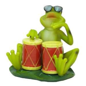  Frog Bongo Salt & Pepper Shaker Set